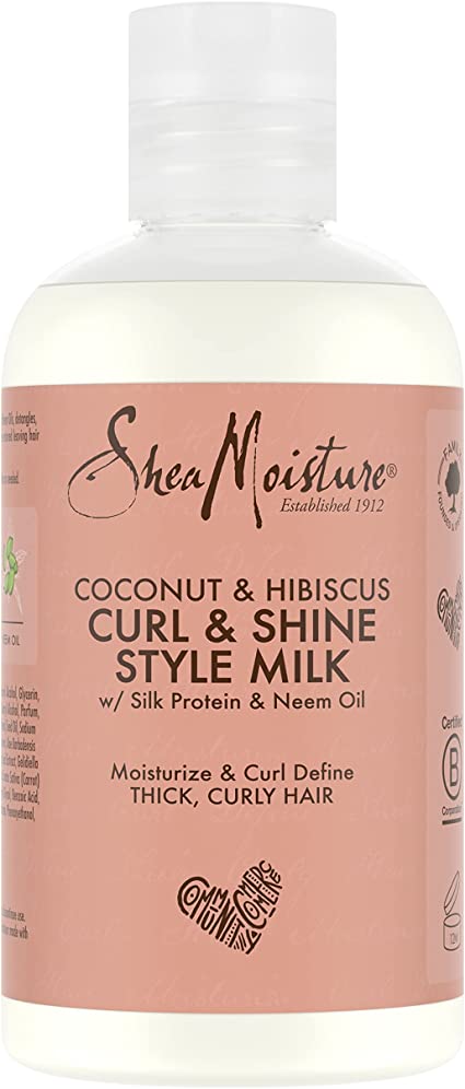 Увлажняющее молочко Shea Moisture Coconut and Hibiscus Curl and Style