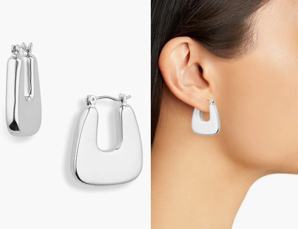 Массивные квадратные серьги Madewell