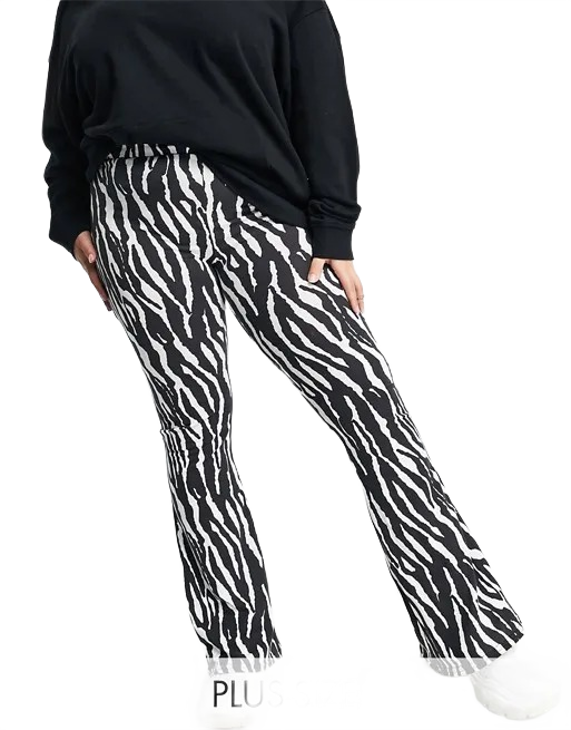 Flares in Zebra Print