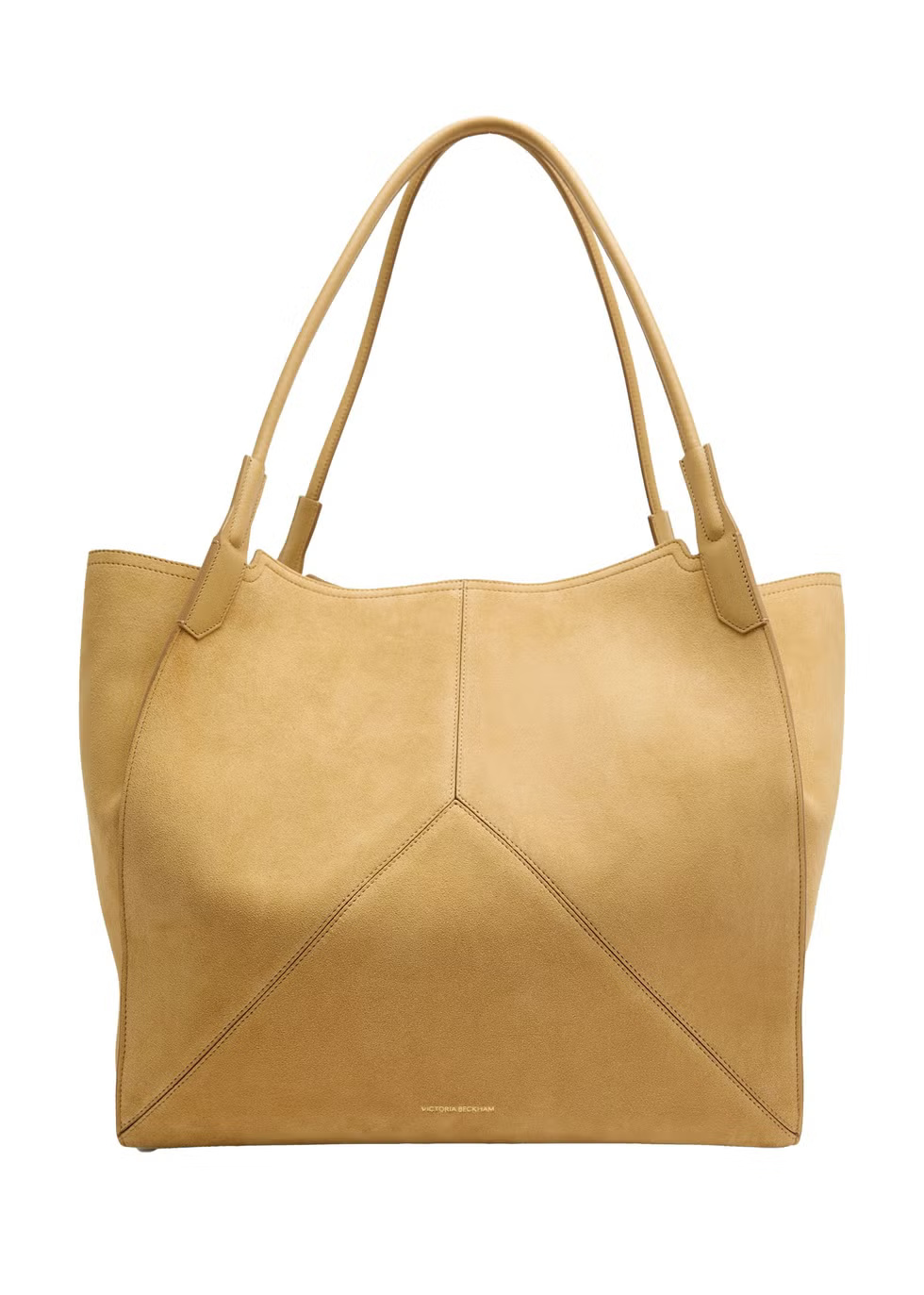 Сумка Victoria Beckham Victoria panelled suede tote