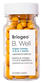 витамины для роста волос Vegan Omega 3, 6, 9 + Biotin Supplements for Healthy Hair Briogeo
