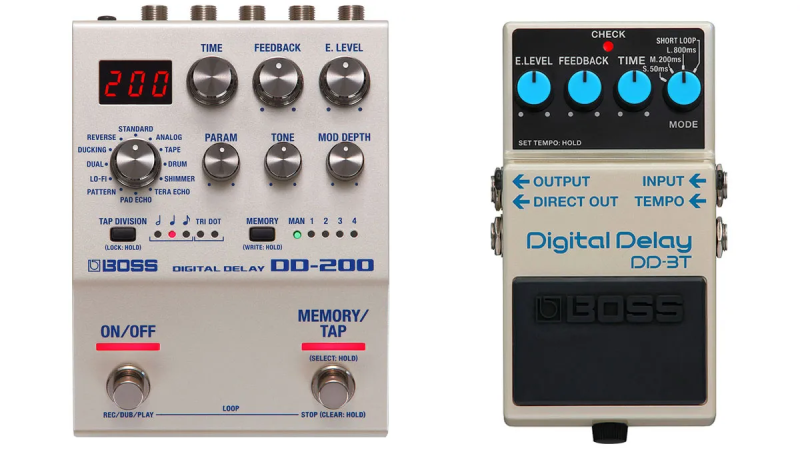 Обзор педалей Boss DD-3T & DD-200 Digital Delay