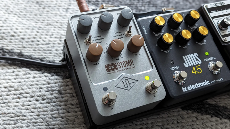 Обзор педали UAFX OX Stomp Dynamic Speaker Emulator